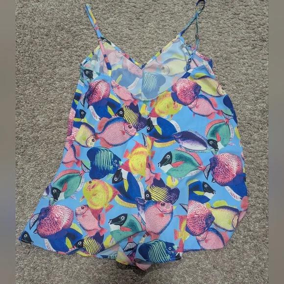 Show Me Your Mumu Under The Sea Romper Tropical Fish XS NWT XS - Picture 4 of 7